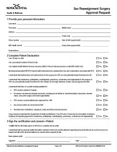 SRS Approval Request Form Page 1